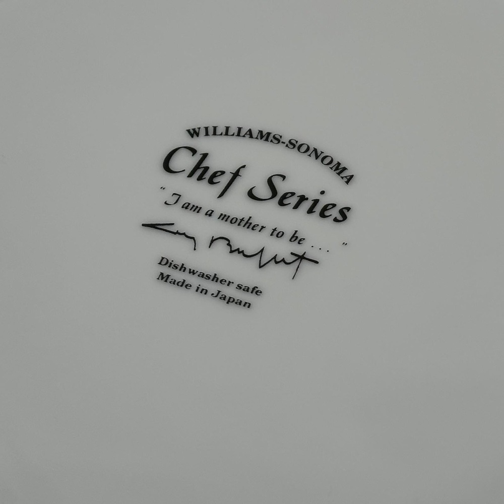 Williams Sonoma Chef Series Dinner Plates Set of 4 Japan Bistro Chef Porcelain‎ - Picture 7 of 12